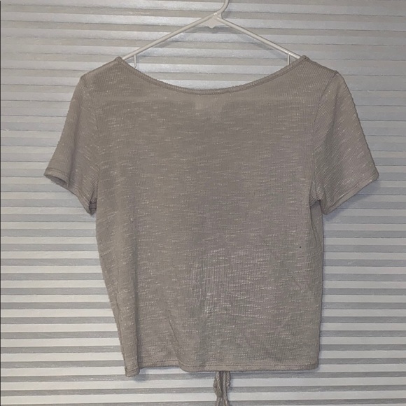 Scrunch tie crop tee - Picture 2 of 4